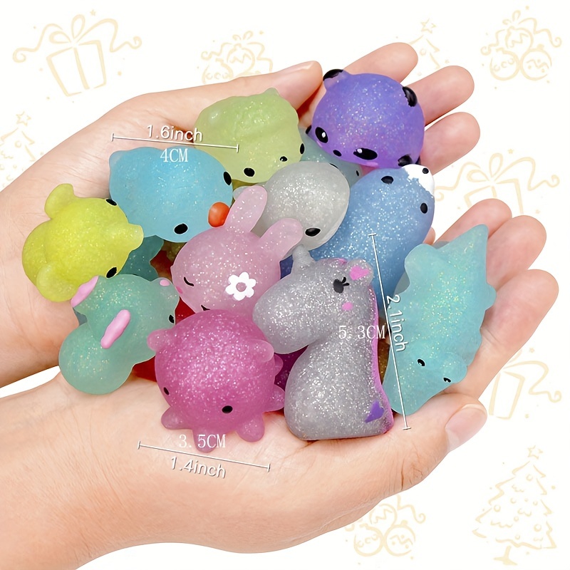 24pcs Squishy Toy Mignon Animal Antistress Ball Mochi Jouets Stress Relief  Jouets