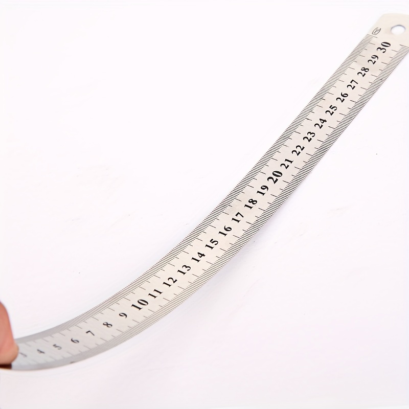 6 Inch Metal Ruler 15cm Double Sided Stainless Steel Straight Ruler - China  Double Sided Ruler, Straight Ruler
