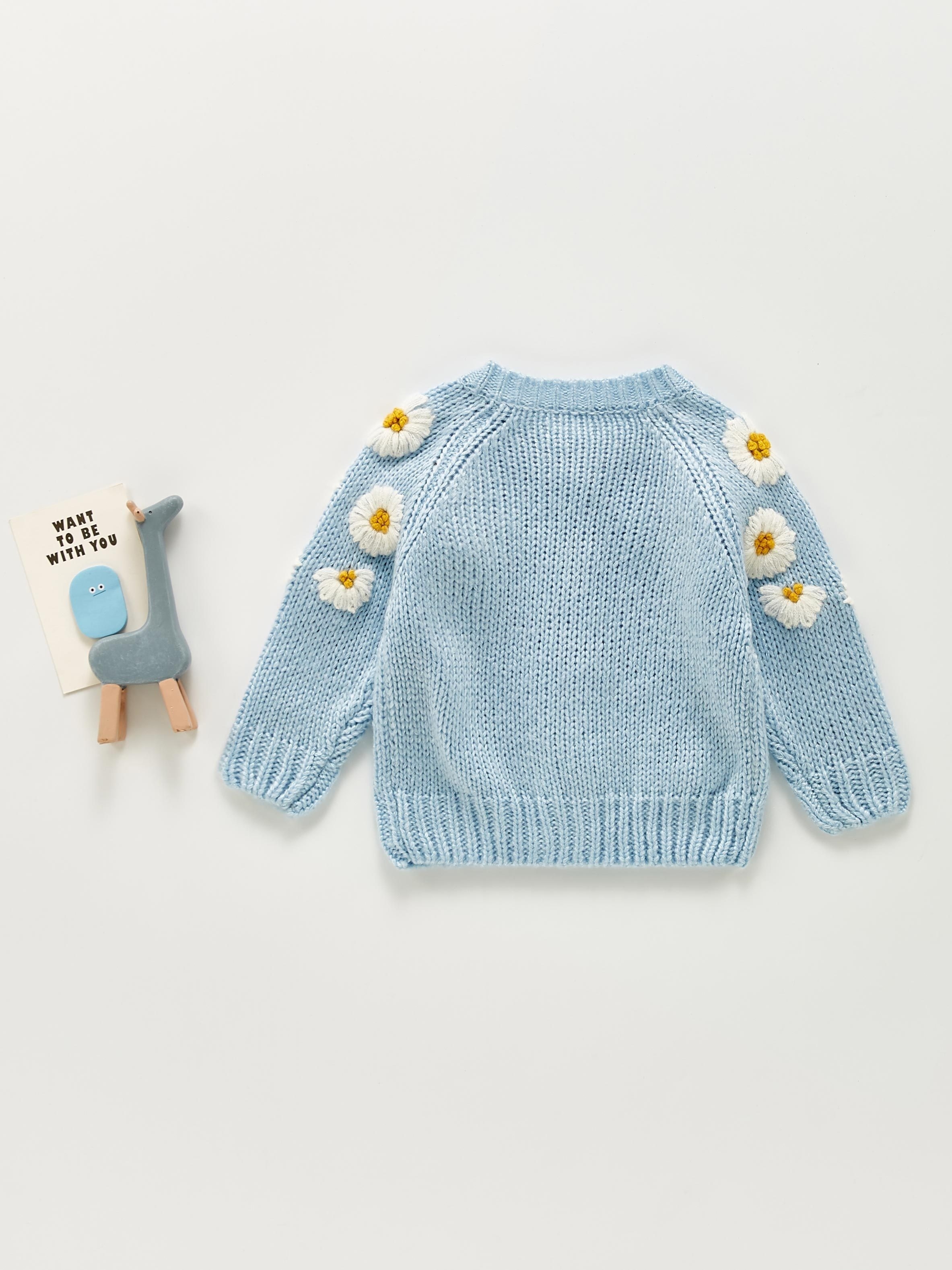 Baby girl pom pom on sale sweater