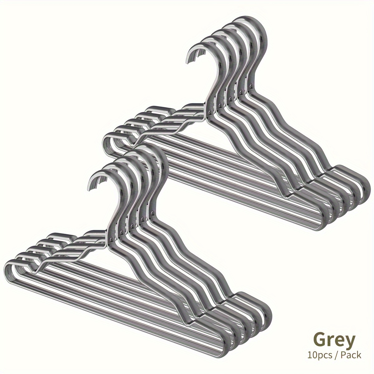 Premium Metal Coat Hangers - Black