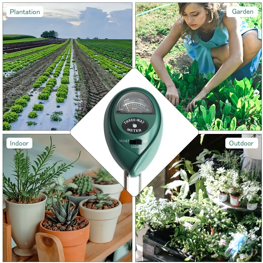 15€01 sur Testeur de sol humidité des plantes pour jardin - vert