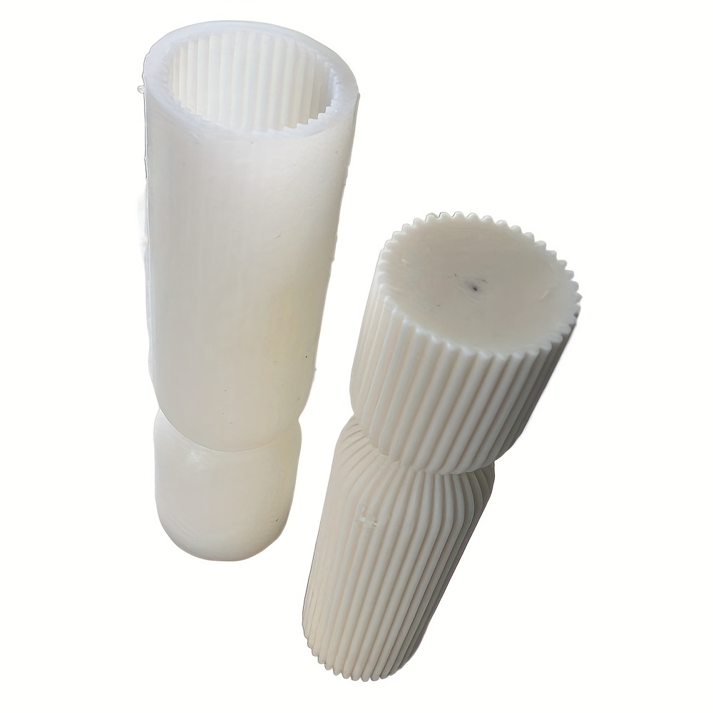 Striped Pillar Aesthetic Molds Cylindrical Tall Pillar - Temu Canada