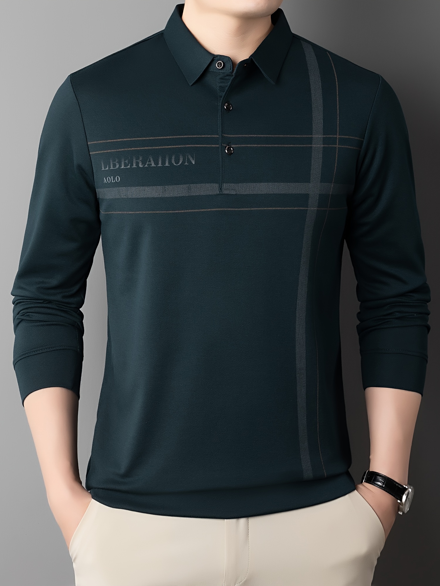 Men's Casual Comfy Custom Fit Long Sleeve Shirts Men's Quick - Temu