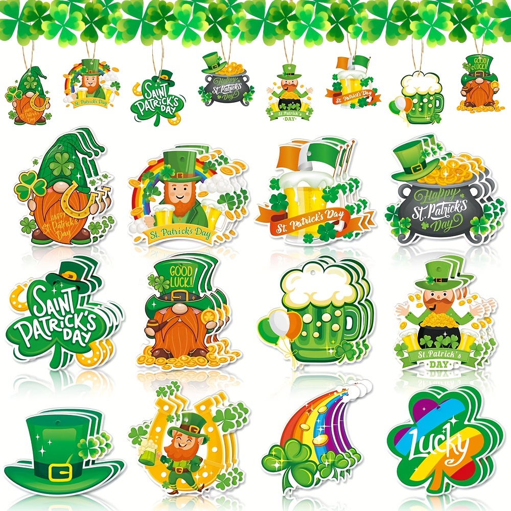 4pcs St Patricks Day Party Potluck Popcorn Candy Box St - Temu