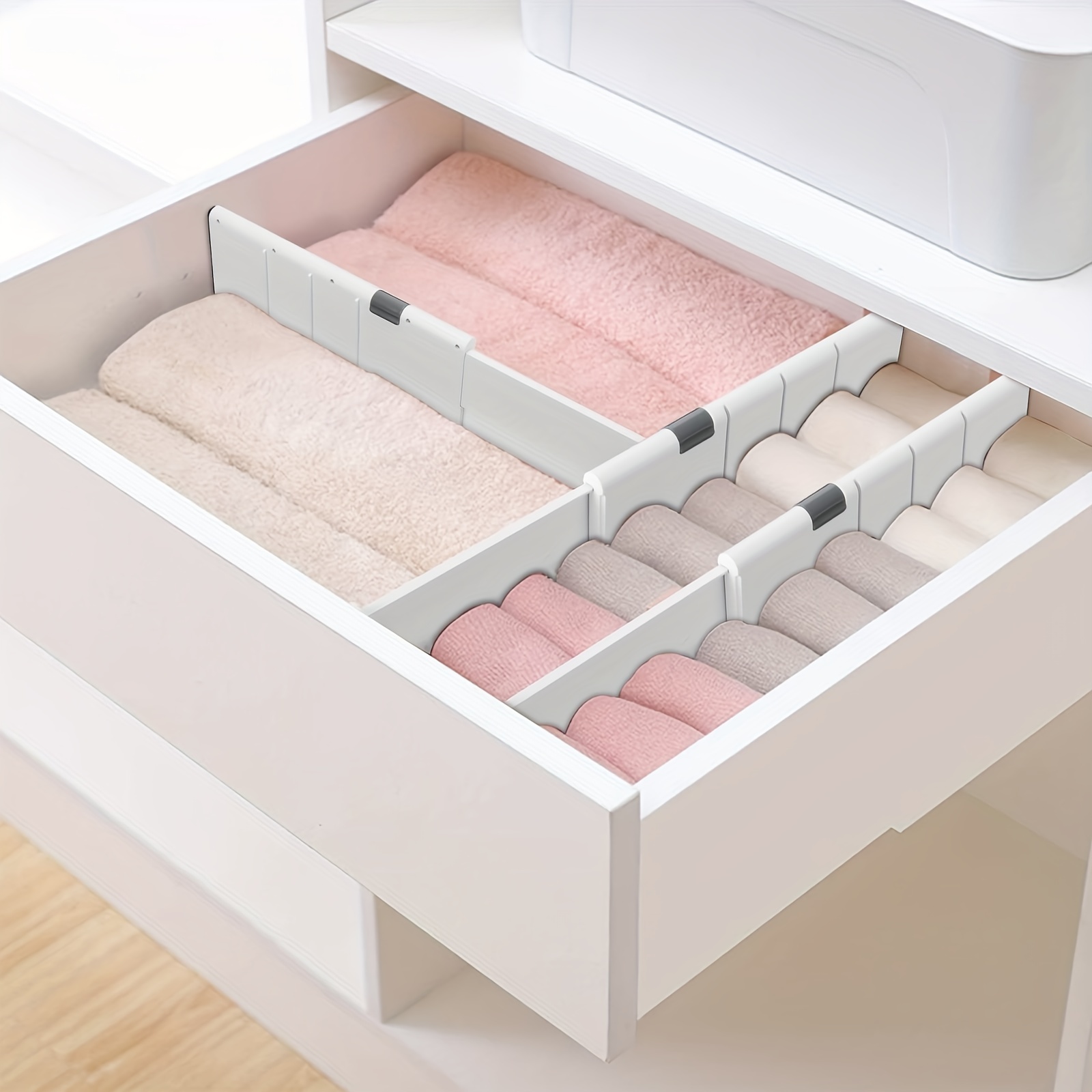 Drawer Organizer Divider Adjustable Drawer Organizers Clear - Temu