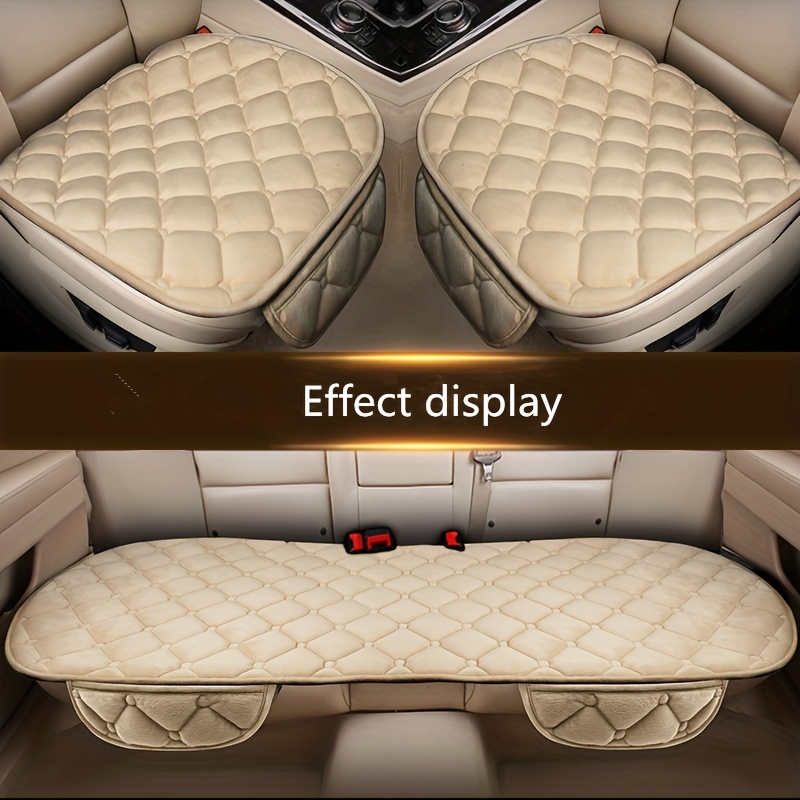 Plüsch Auto Sitzbezug Hinten Kissen Atmungsaktive Schutz - Temu