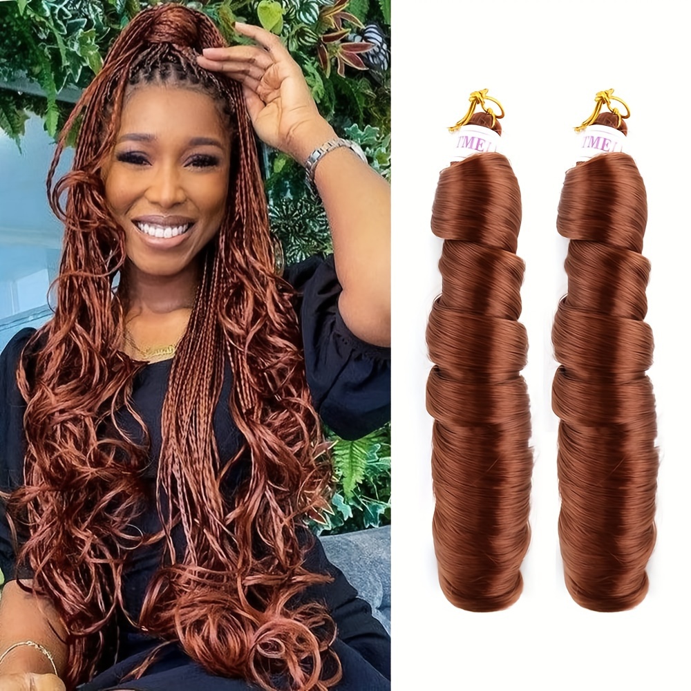 THICK Loose Wavy Curly Braids Hair Extension French Curls Braiding Pre  Stretched