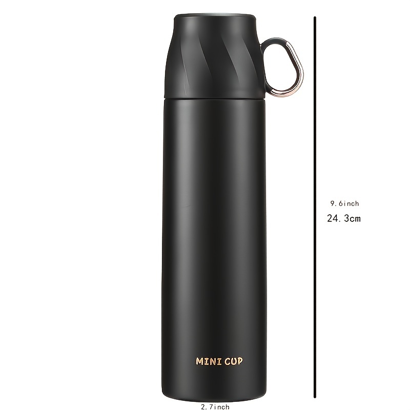 True2go Water Bottle, Double Walled Insulated Stainless Steel With Matte  Finish, Dishwasher Safe 750 Ml / 25 Oz Black Set Of 1 : Target