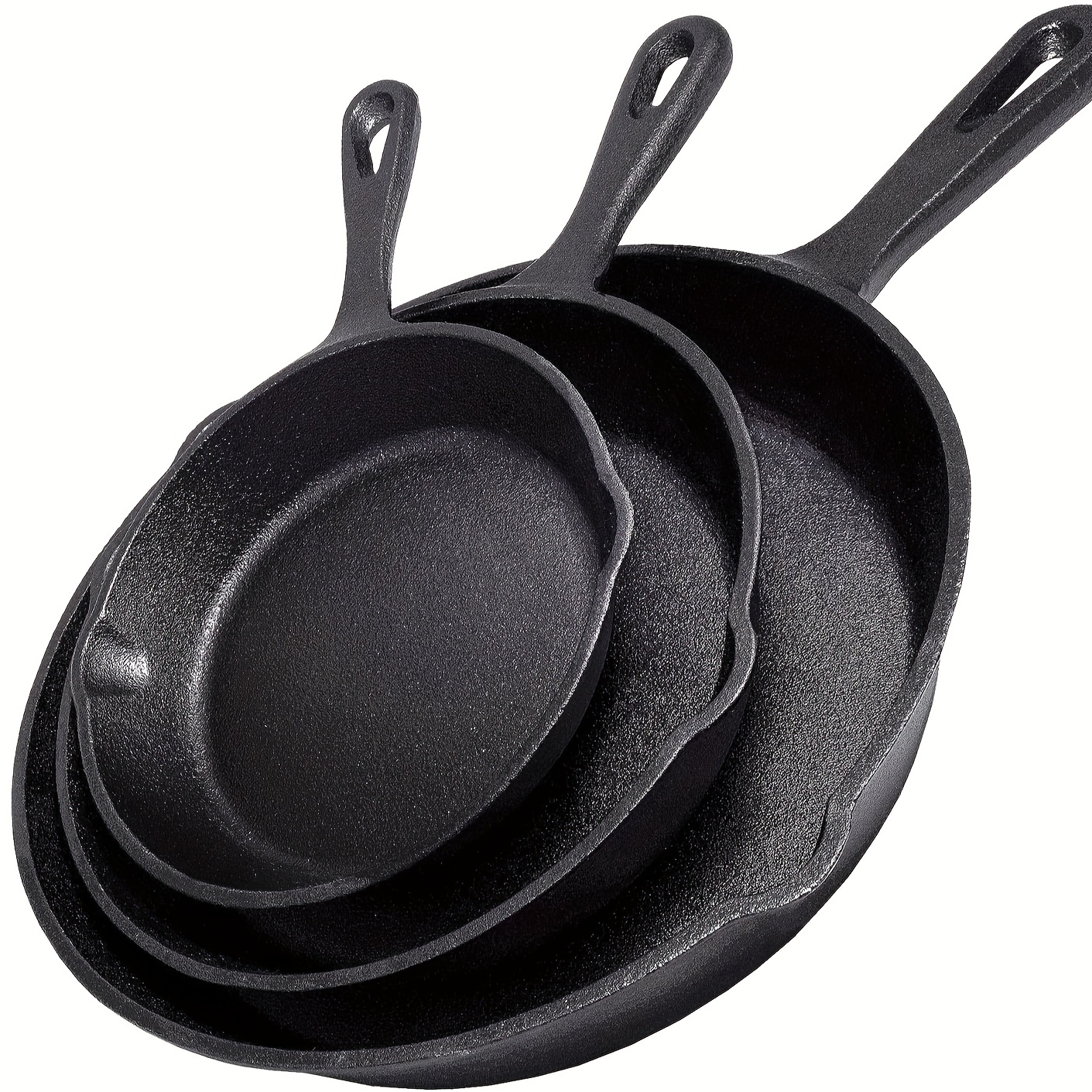 Cast Iron Skillet, Pre-seasoned Oven Safe Frying Pan (10.63inch