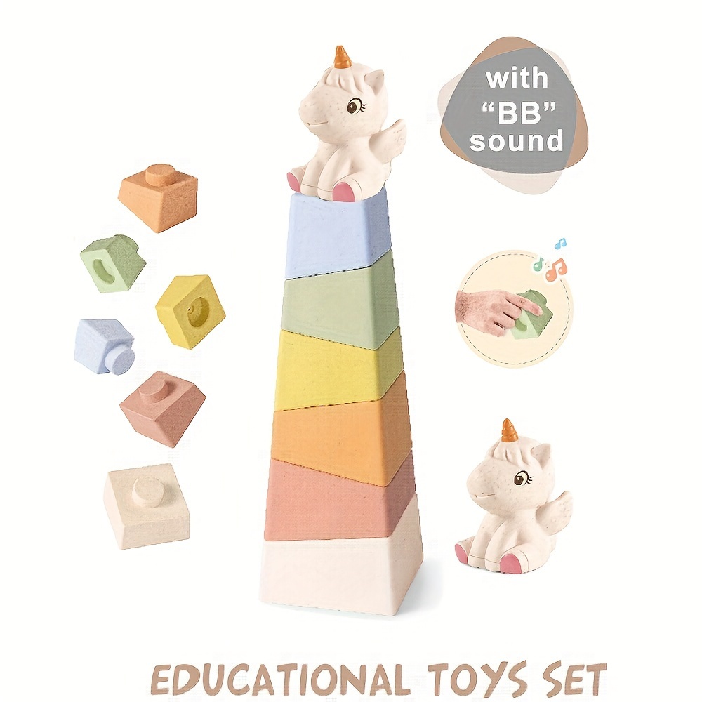 Jouets Empilables Pour Bébé, Seaux De Jouets Empilables D'interaction  Colorée Avec Animaux D'éducation Précoce Pour Salle De Bain Pour  Tout-petits 