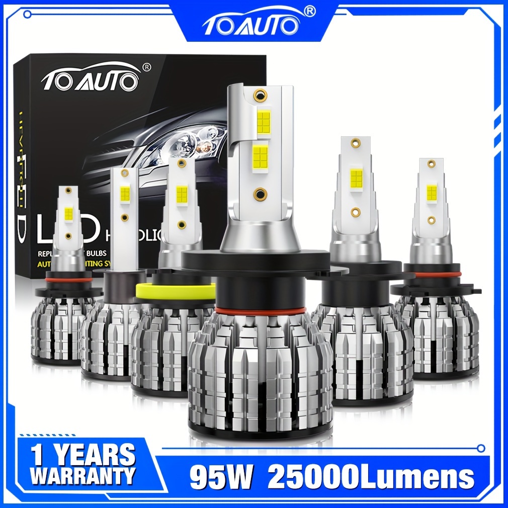 300000 H7 Led Canbus Car Headlight Bulbs H1 H3 H4 Led Lamp - Temu