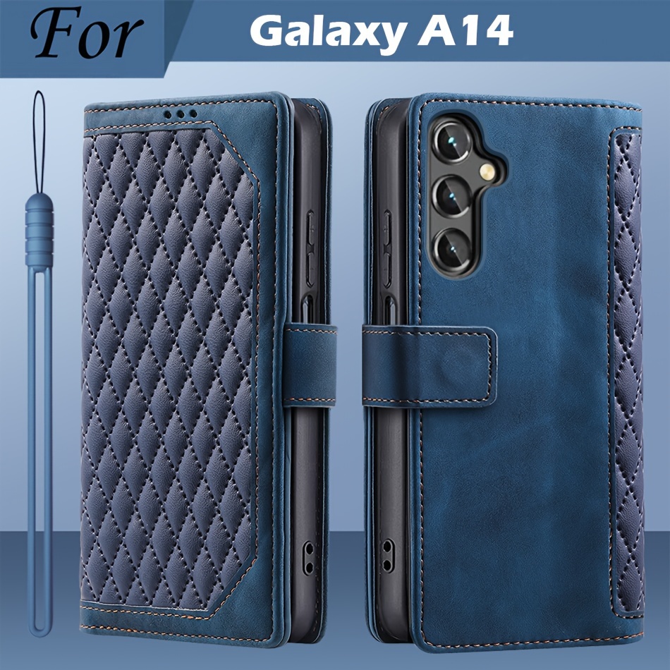 

For Samsung Galaxy A14 Case Flip Pu Leather Shockproof Protective Case Luxury Cover With Card Holder & Magnetic Case