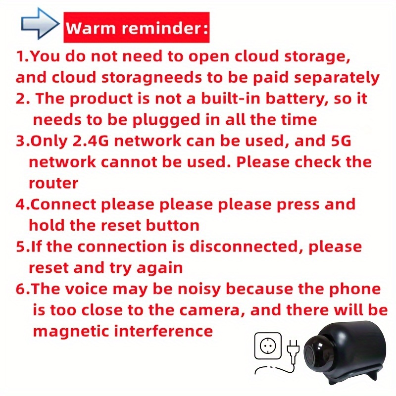 1pc hd wifi surveillance camera 2 4g monitor night vision motion detection camera family security camera monitoring wide angle detection ip camera not including sd card without battery christmas halloween thanksgiving day gift carnival details 1