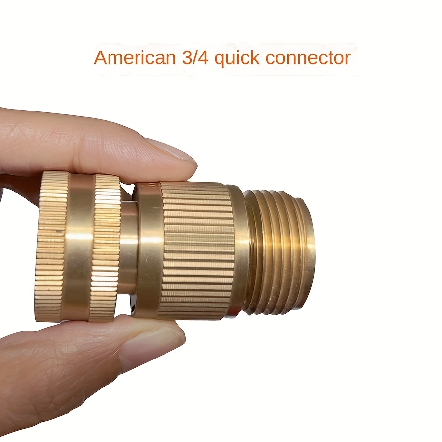 1pc Brass Hose Quick Connection Head Set Water Pipe 3 4 Water Accessories at Our Store – Free Shipping & Free Returns