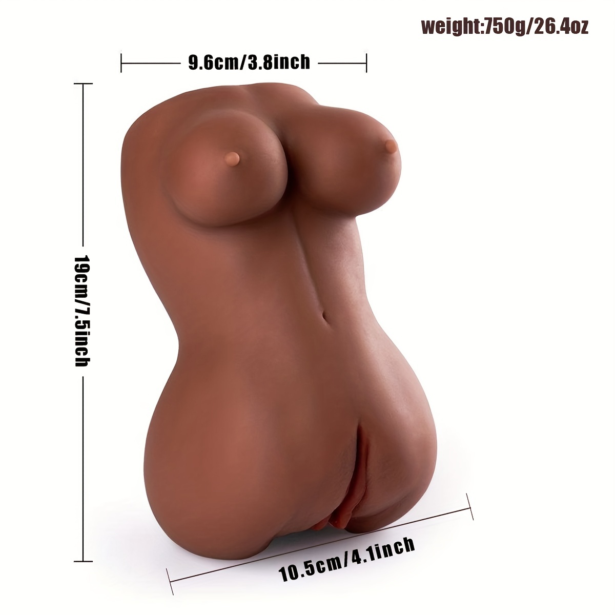 1pc Men's Masturbation Stroker, Half Body Doll Portable Realistic Pocket  Pussy Lifelike Vagina, Adults Sexy Supplies, Sex Toys