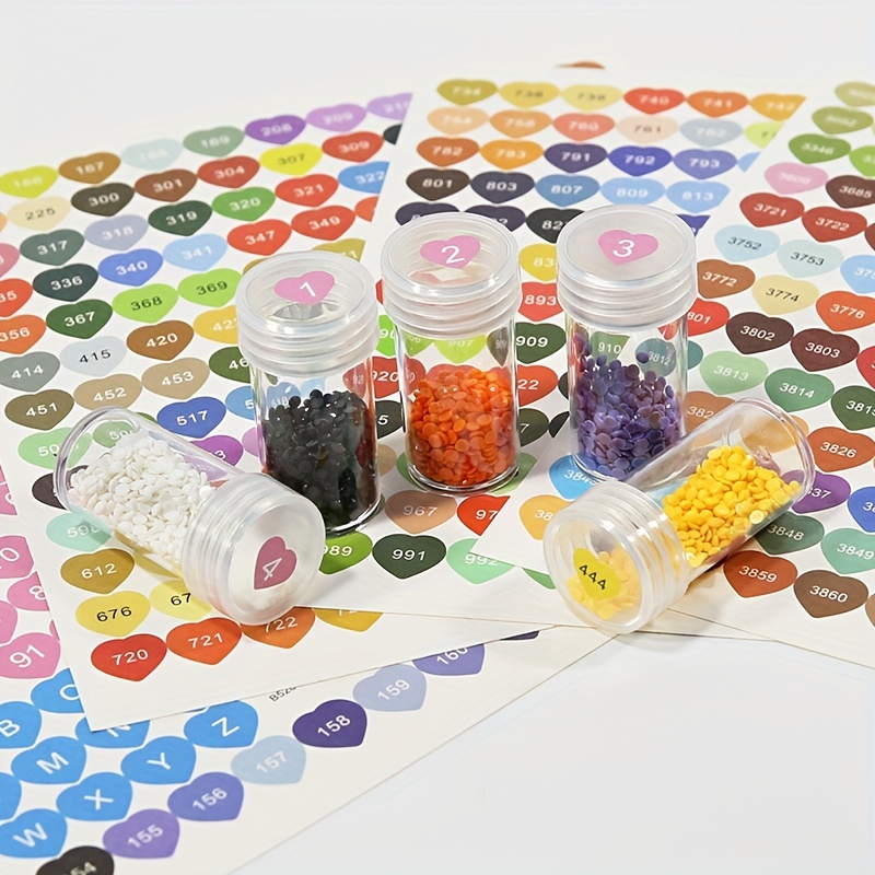 Number Stickers,447 Labels Apply to Diamond Painting Storage Boxes