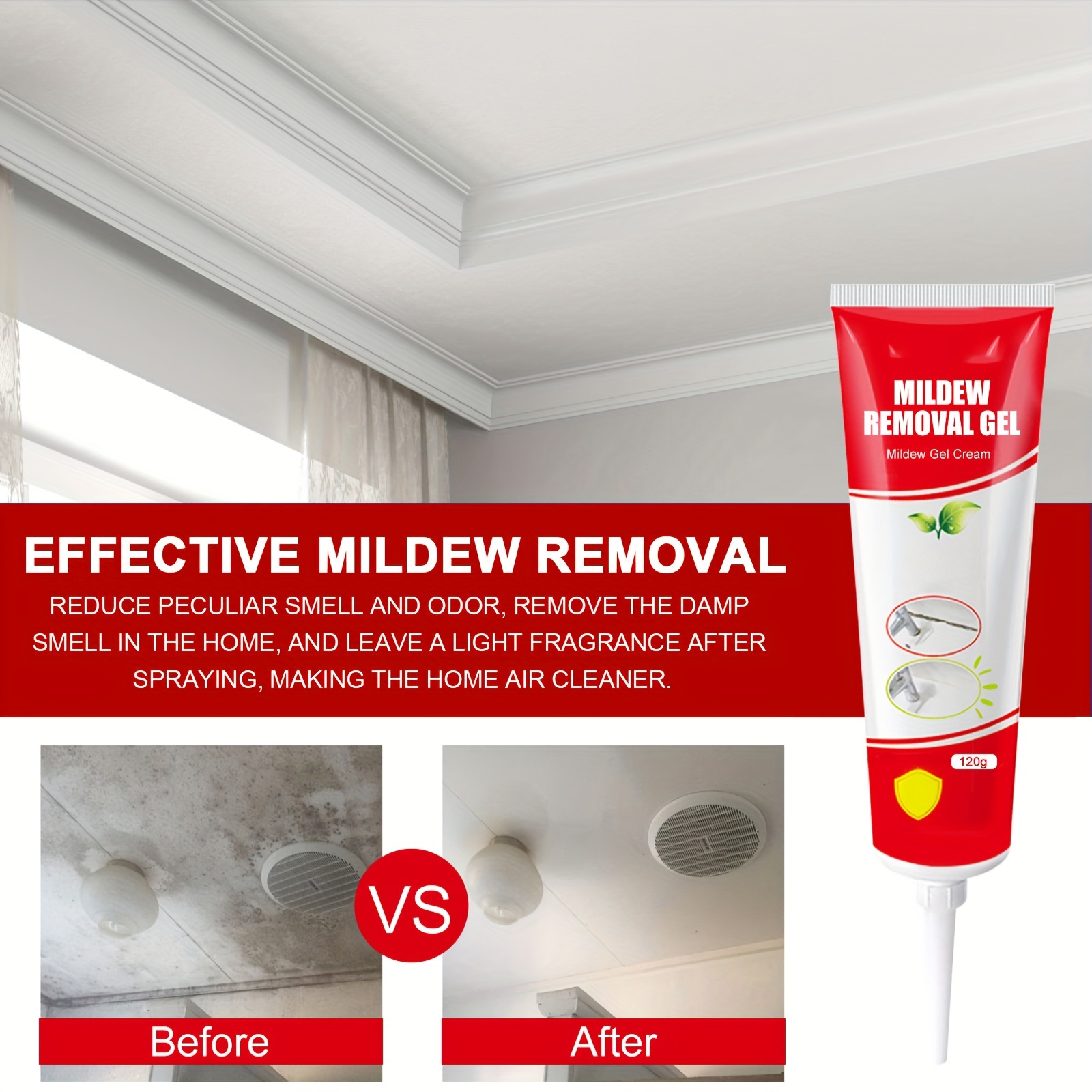 Mildew Remover Gel Effective Mold Cleaner For Washing - Temu