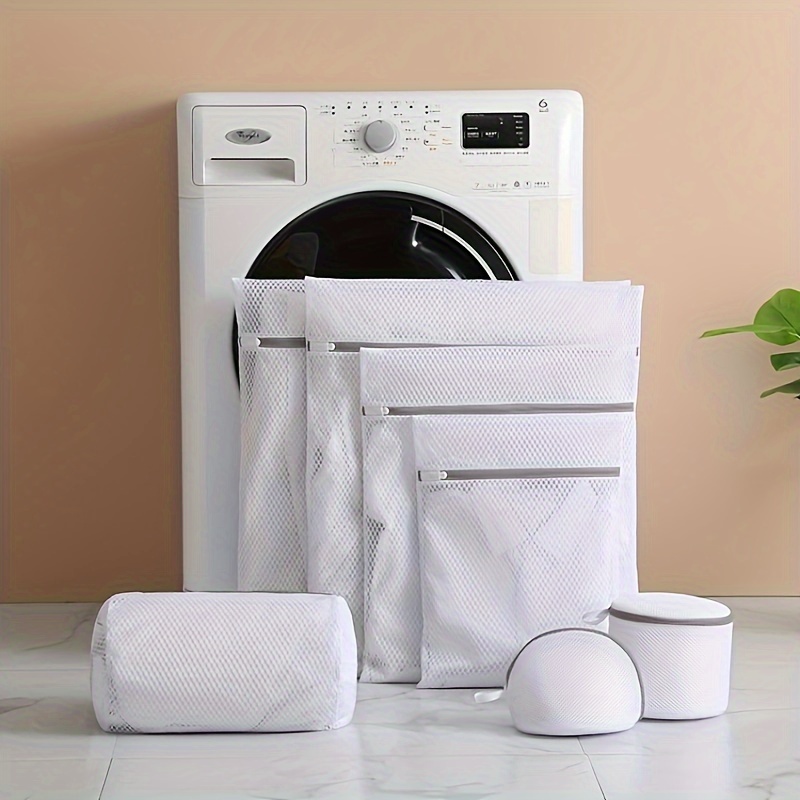 Laundry Garment Bagpolyester Mesh Laundry Bags - Zippered Wash Bags For  Delicate Clothing