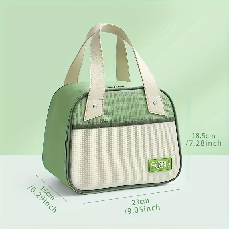 Portable Round Lunch Bag Heat Preservation Bucket Bag - Temu