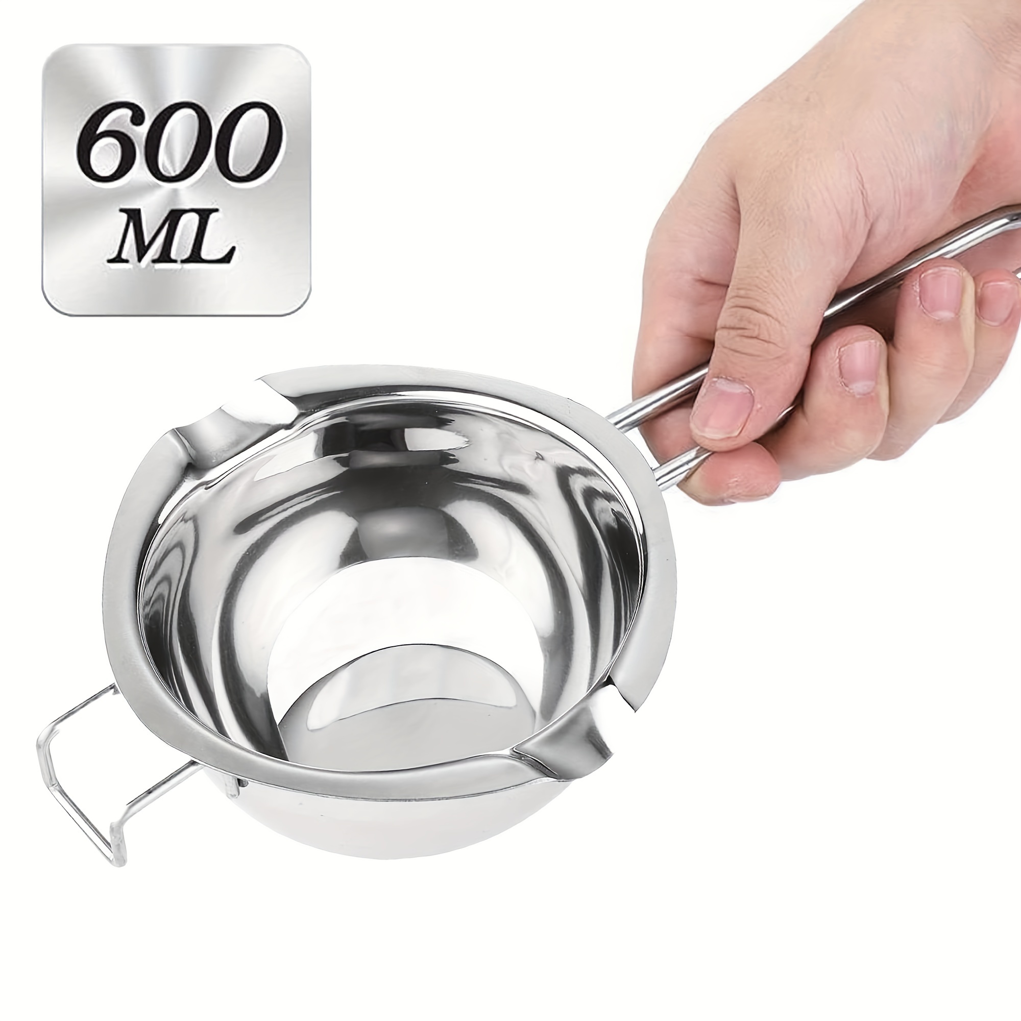 Double Boiler Pot Set Stainless Steel Melting Pot For Melting Chocolate Soap  Wax Candle Making 600