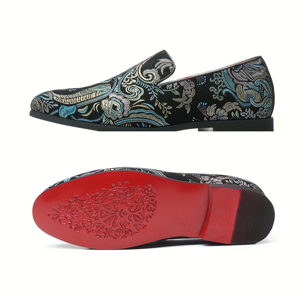 Mens on sale paisley loafers