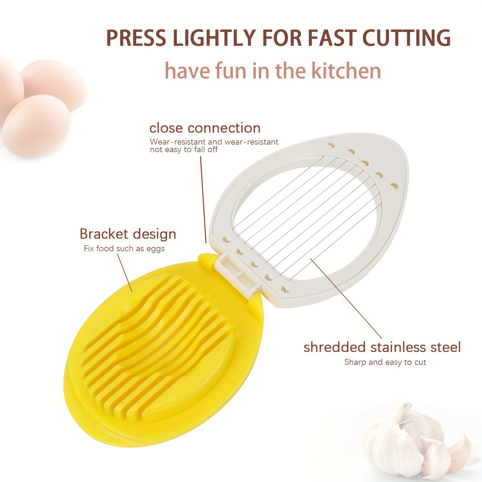 Boiled egg slicer for slicing eggs, CATEGORIES \ Kitchen \ Choppers and  slicers