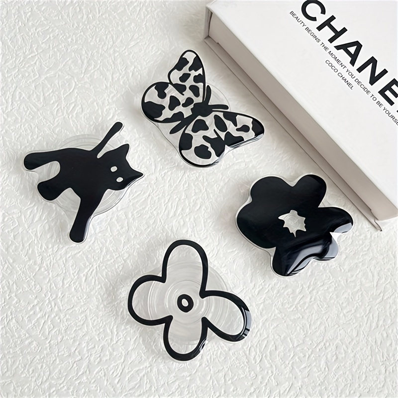 1pc Butterfly Decor Badge Holder, Creative Portable Retractable