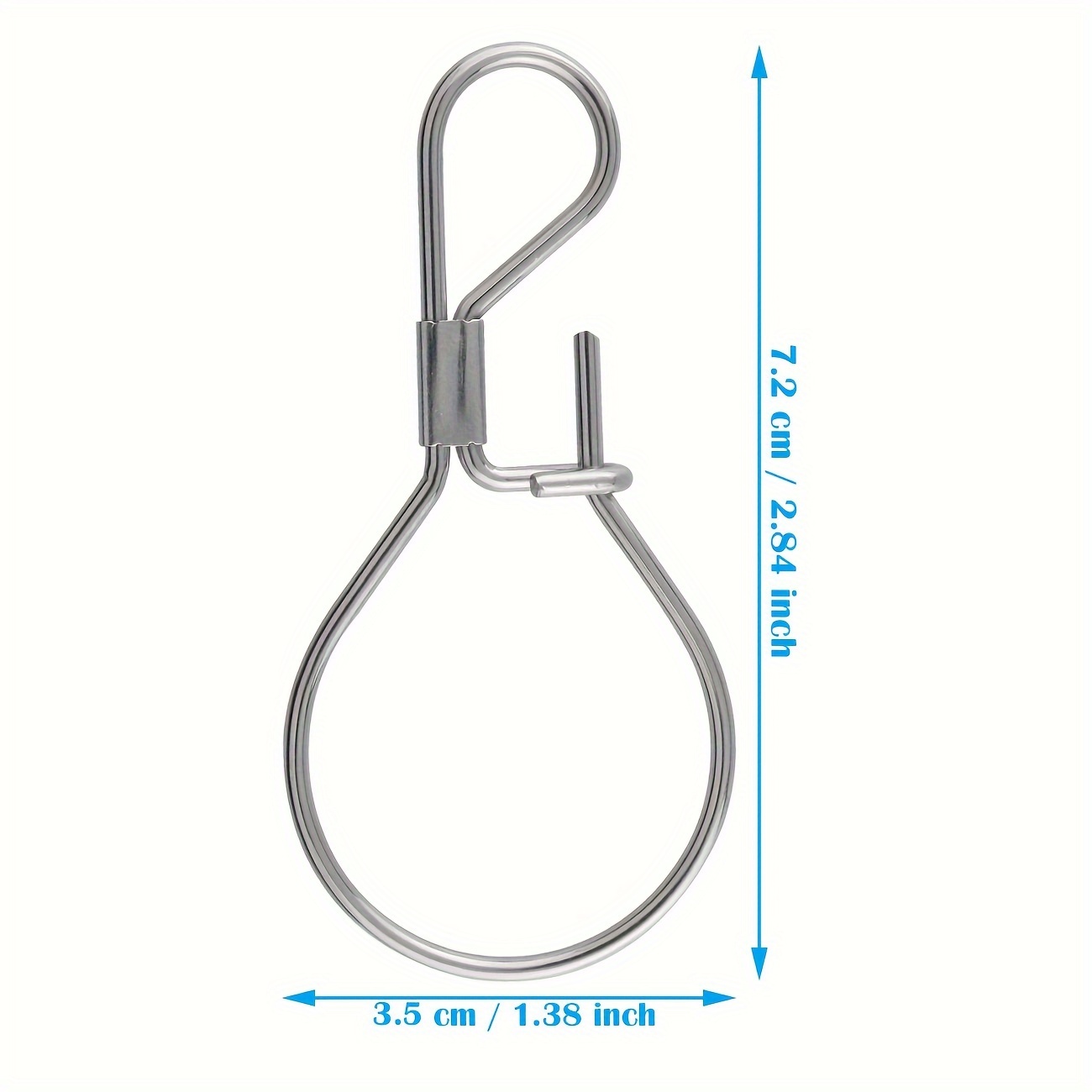 Fishing Snaps Stainless Steel Fish Stringer Clip Live Fish - Temu