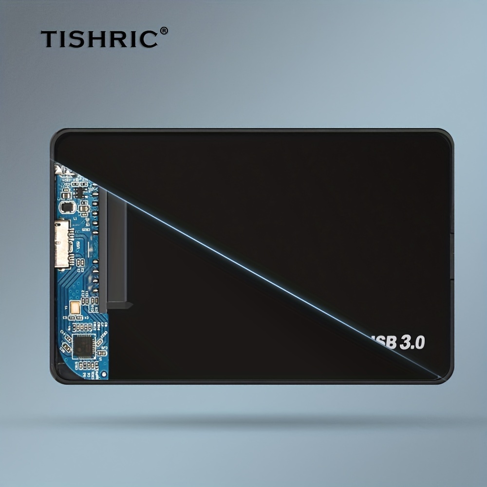 Acheter TISHRIC nouveau boîtier de disque dur en plastique 2.5 ''6GBPS 10 to  boîtier SSD SATA à Type c adaptateur boîtier de disque dur externe pour  ordinateur portable