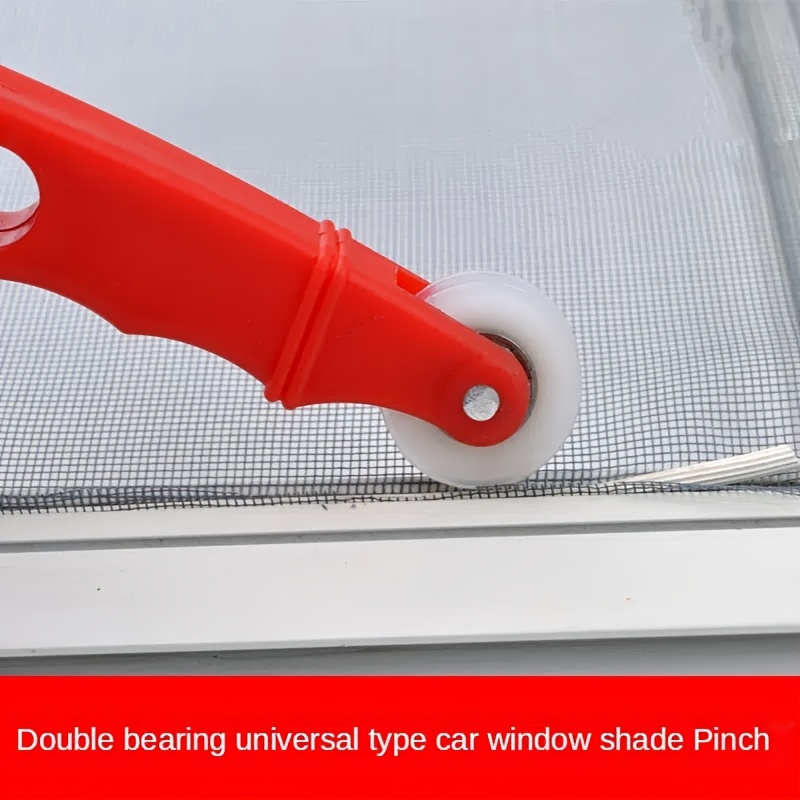 Outil d'installation de fenêtre à roue en caoutchouc en acier inoxydable /  plastique / tamis pour porte et fenêtre Outil de roulement de spline manuel
