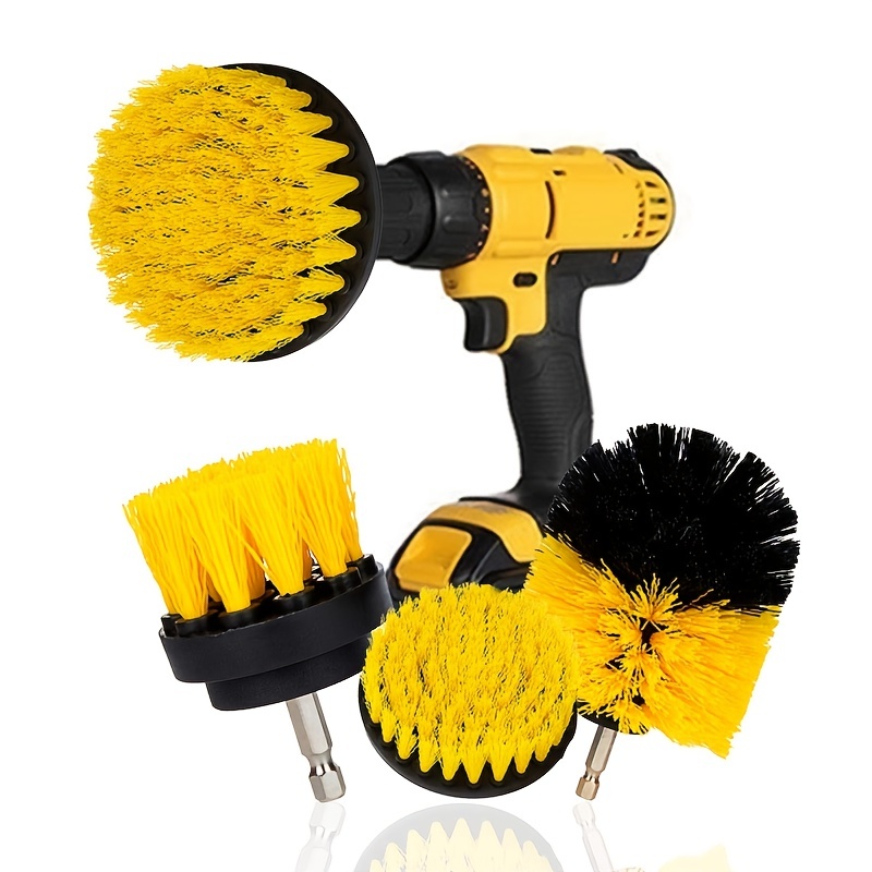 Drill Brush Set, Power Scrubber Wash Cleaning Brushes Tool Kit, Clean All  Purpose Drill Brush For Grout Floor Tub Shower Tile Bathroom Kitchen - Temu