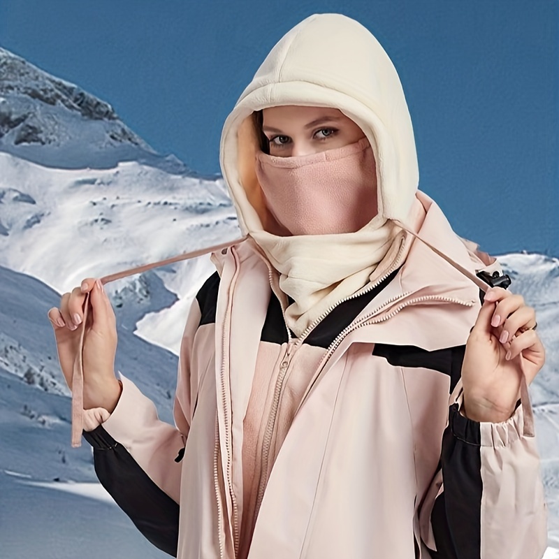 Cagoule - Cagoule en Polaire Thermique, Cache-Cou d'hiver Snoods Masque de  Ski Foulard à Capuche, Cagoule Masque Facial Cagoule de Cyclisme avec  Capuche pour Hommes et Femmes (Noir) : : Mode