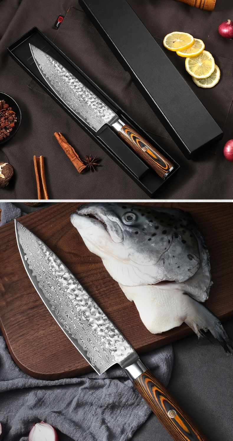 Cuchillo de Chef Damasco de 8 Cocina Japonesa