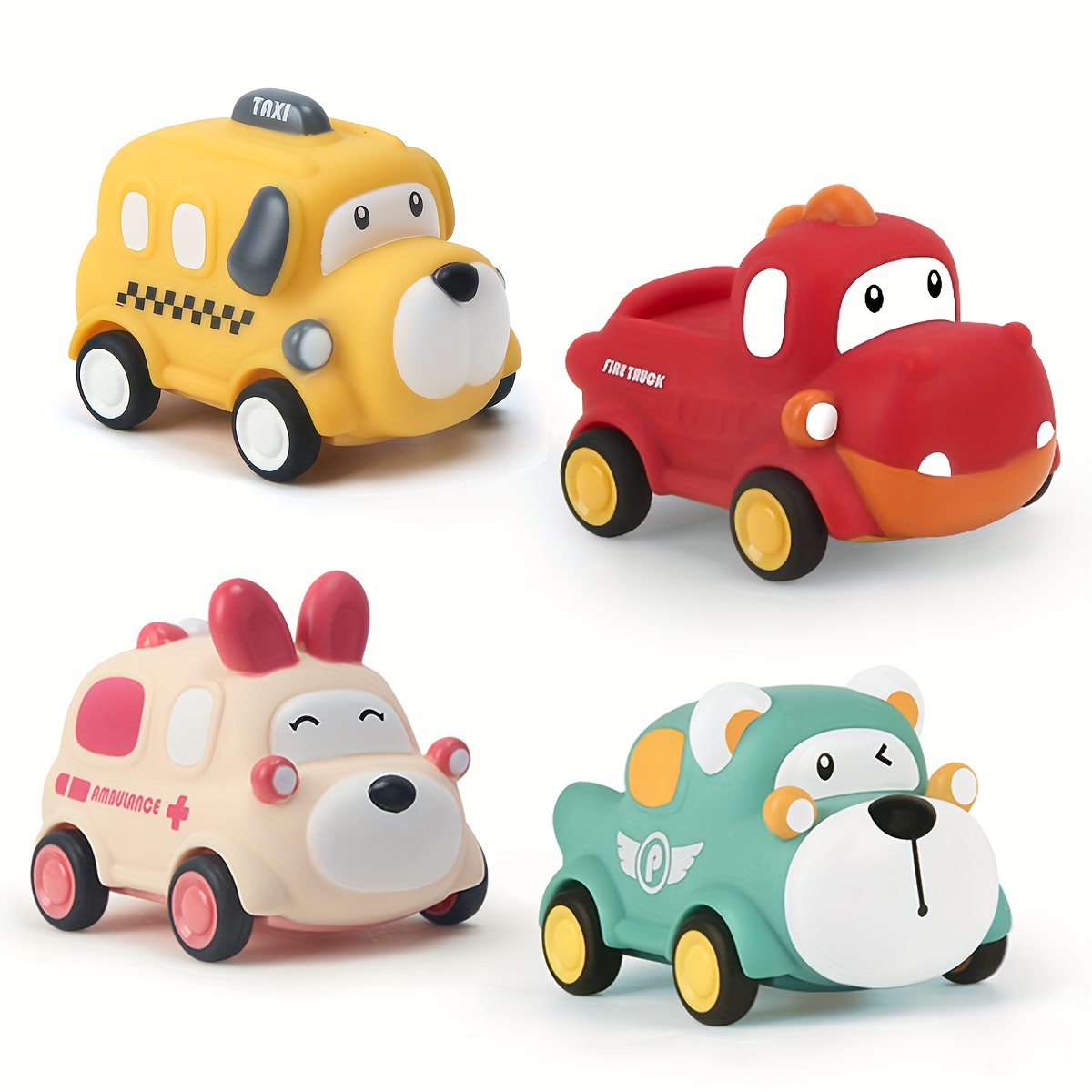 UWEAONTME DOTH Coches de tracción hacia atrás, paquete de 32 vehículos de  carreras de tracción hacia atrás, juguetes para niños