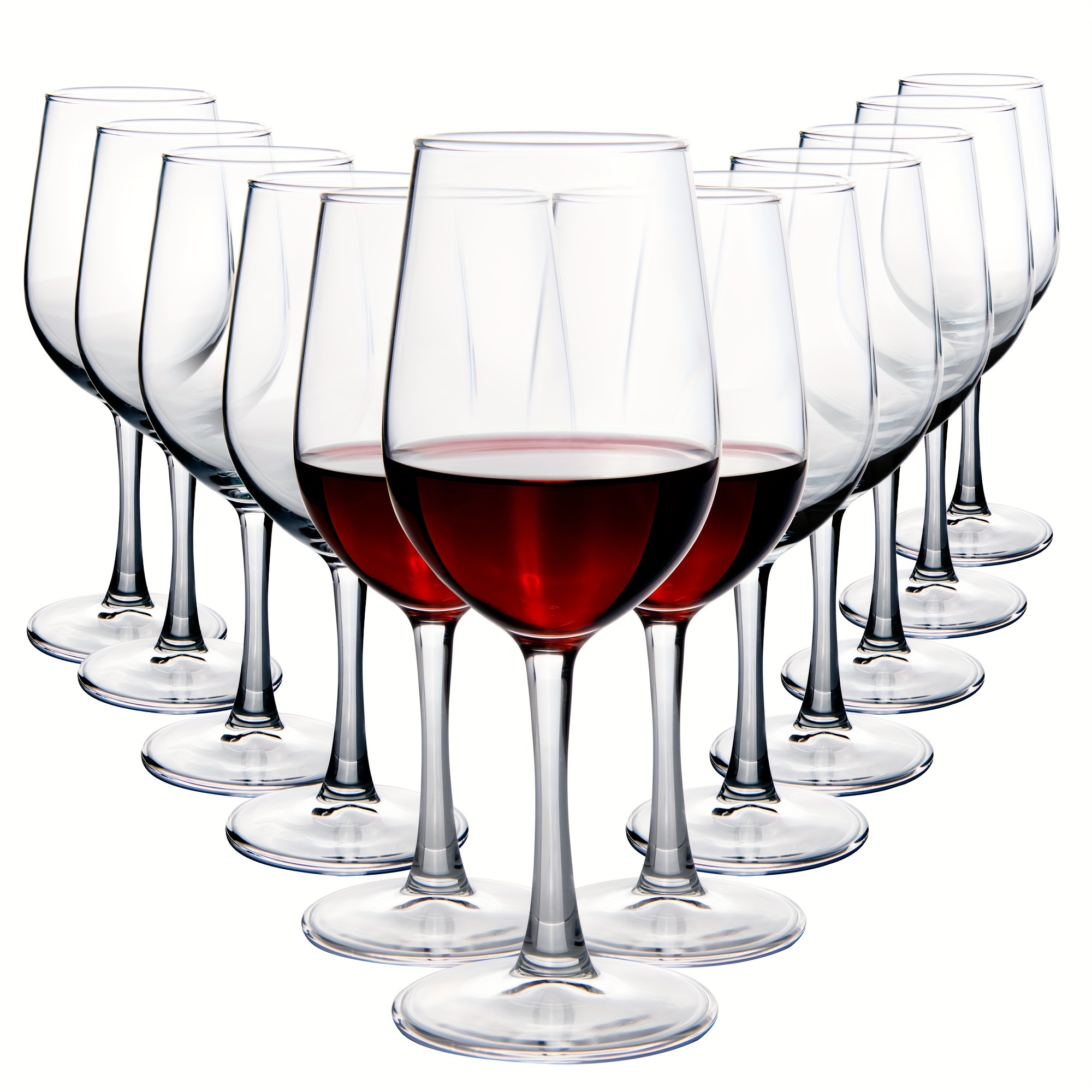 Wine Glasses, Large Crystal Clear Burgundy Wine Glasses, Perfect For Red  Wine Tasting, Wedding, Party, Anniversary, Festivals, Home And Gifts,  Smooth Rim, Dishwasher Safe - Temu
