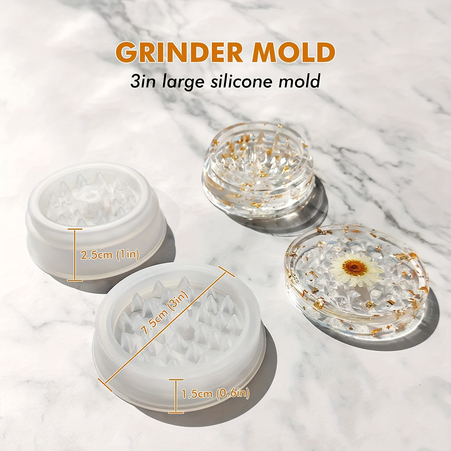 Rolling Tray Molds Ashtray Mold Silicone Herb Grinder Mold Spice