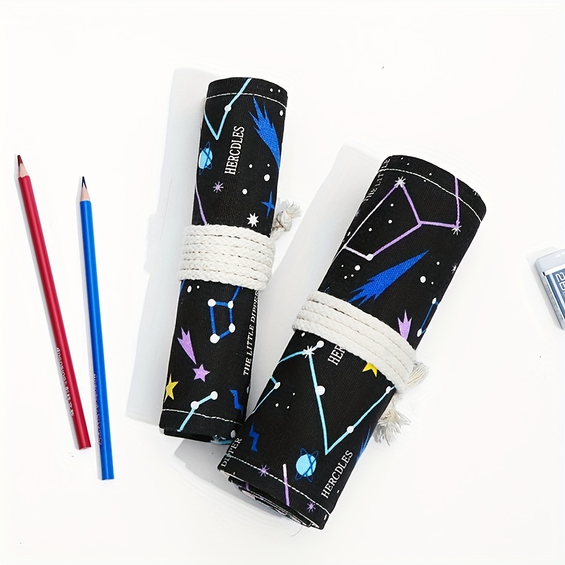 Star Constellations Roll Up Pencil Case