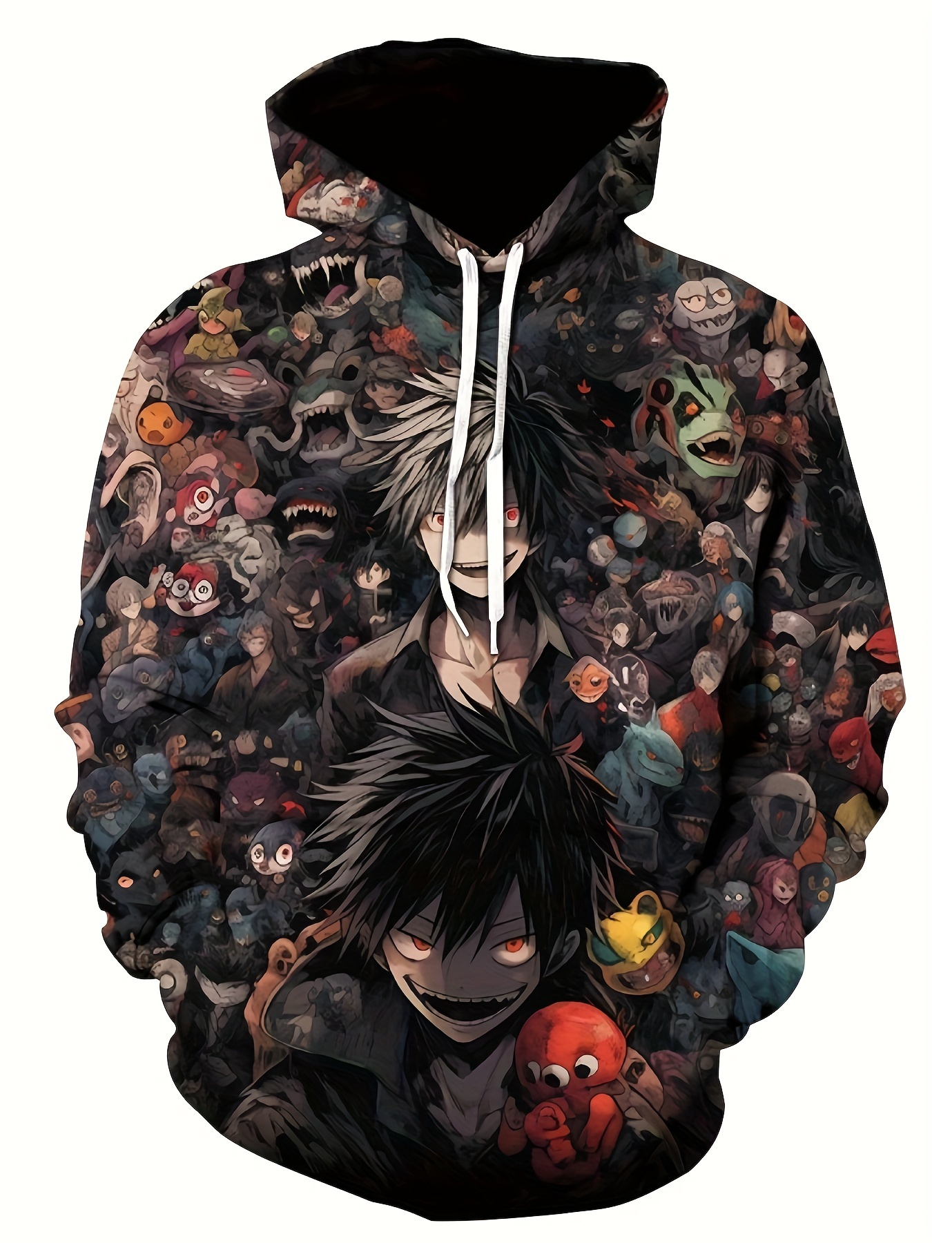 Anime 2 full graphic hoodie
