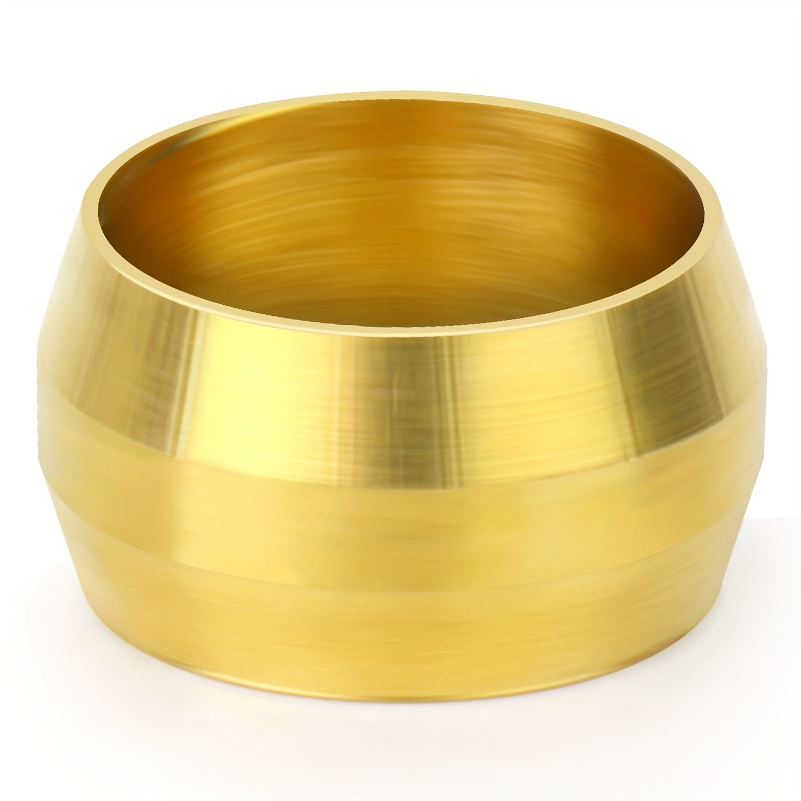 100pcs 4mm Tube OD Brass Compression Sleeves Ferrules Brass
