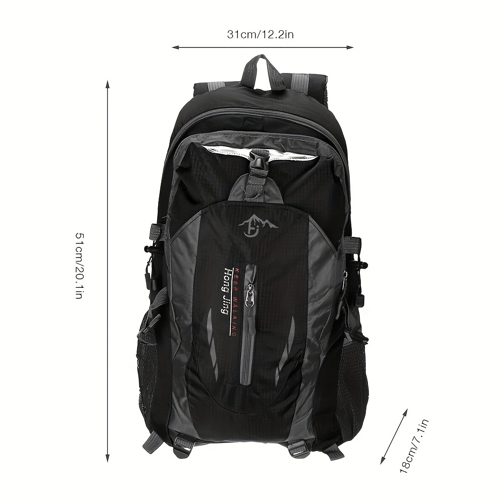 Large Capacity Travel Backpack Waterproof And Lightweight Outdoor Hiking  Camping Backpack - Temu