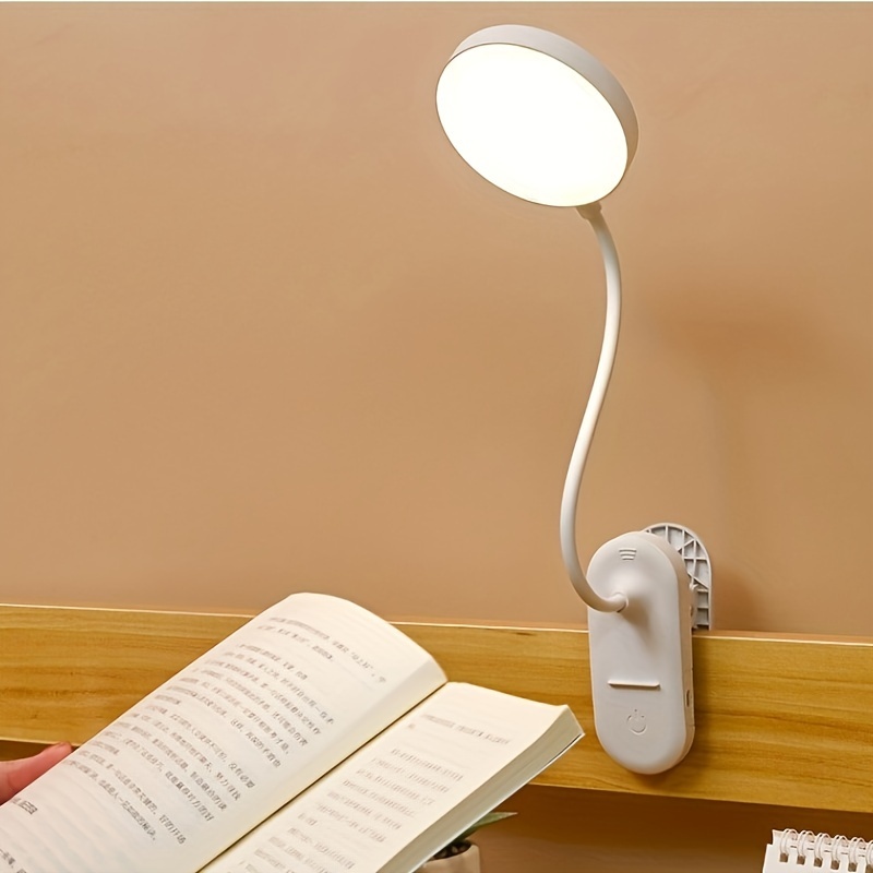 1pc Lampe De Lecture LED Avec Clip, Lampe De Table Créative Clip