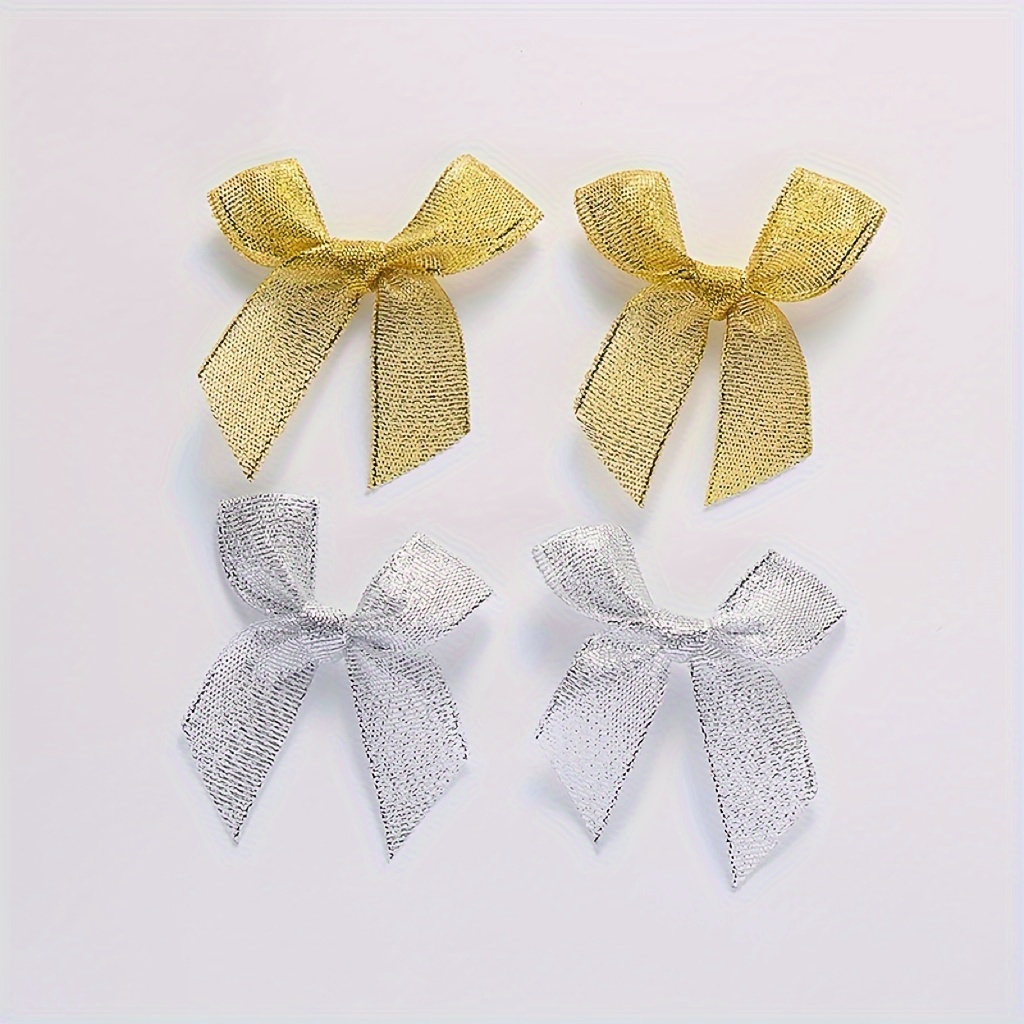 Golden Onion With Bows gold And Silver Bows Diy Decorative - Temu