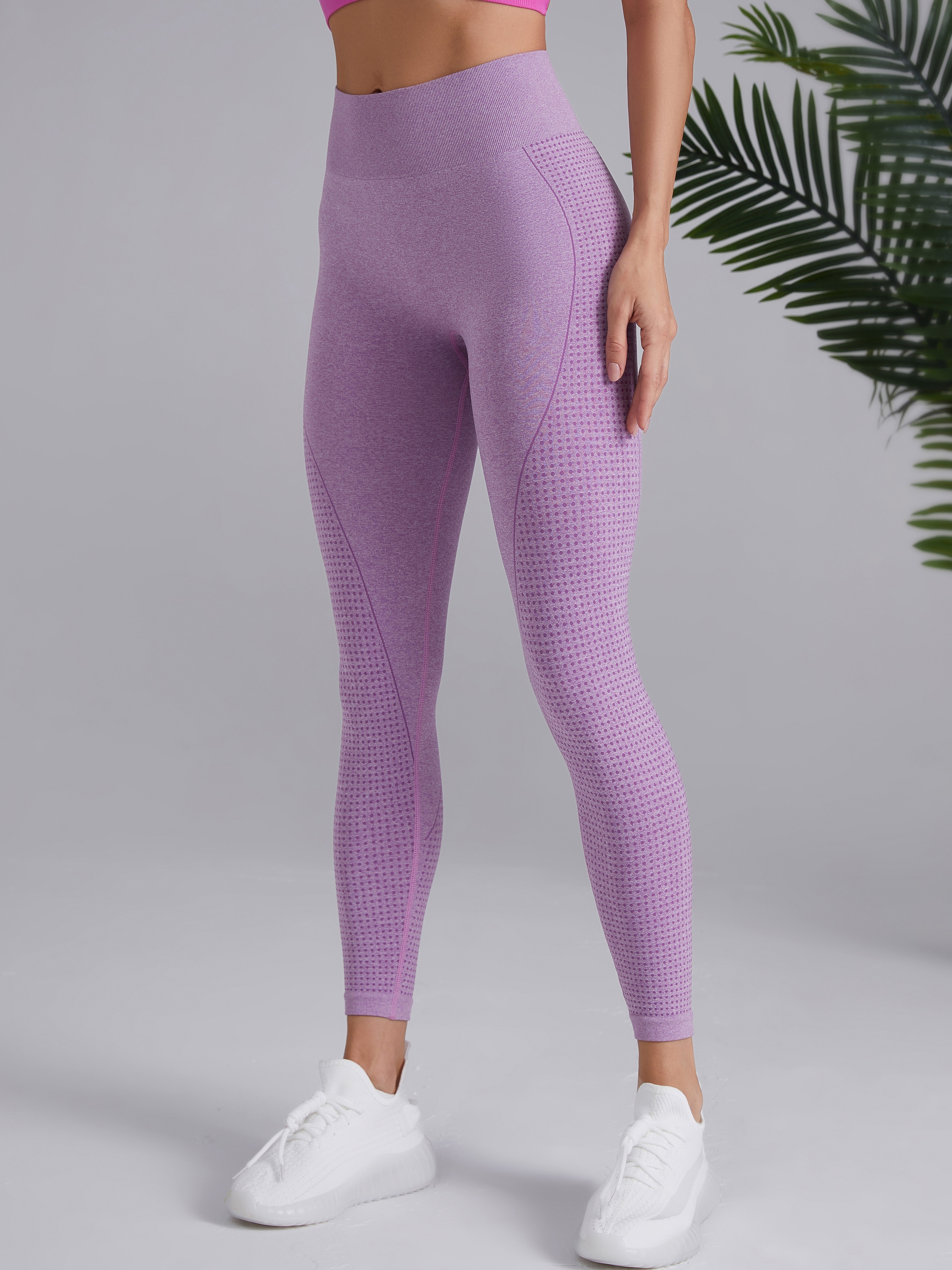 Purple Yoga Suit for Women, Cozy Workout Clothes, Yoga Clothing