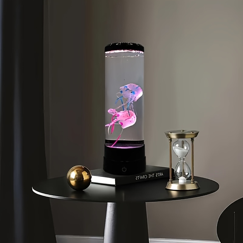 Jellyfish Lava Lamp Electric Aquarium Ocean Night Lights Led - Temu