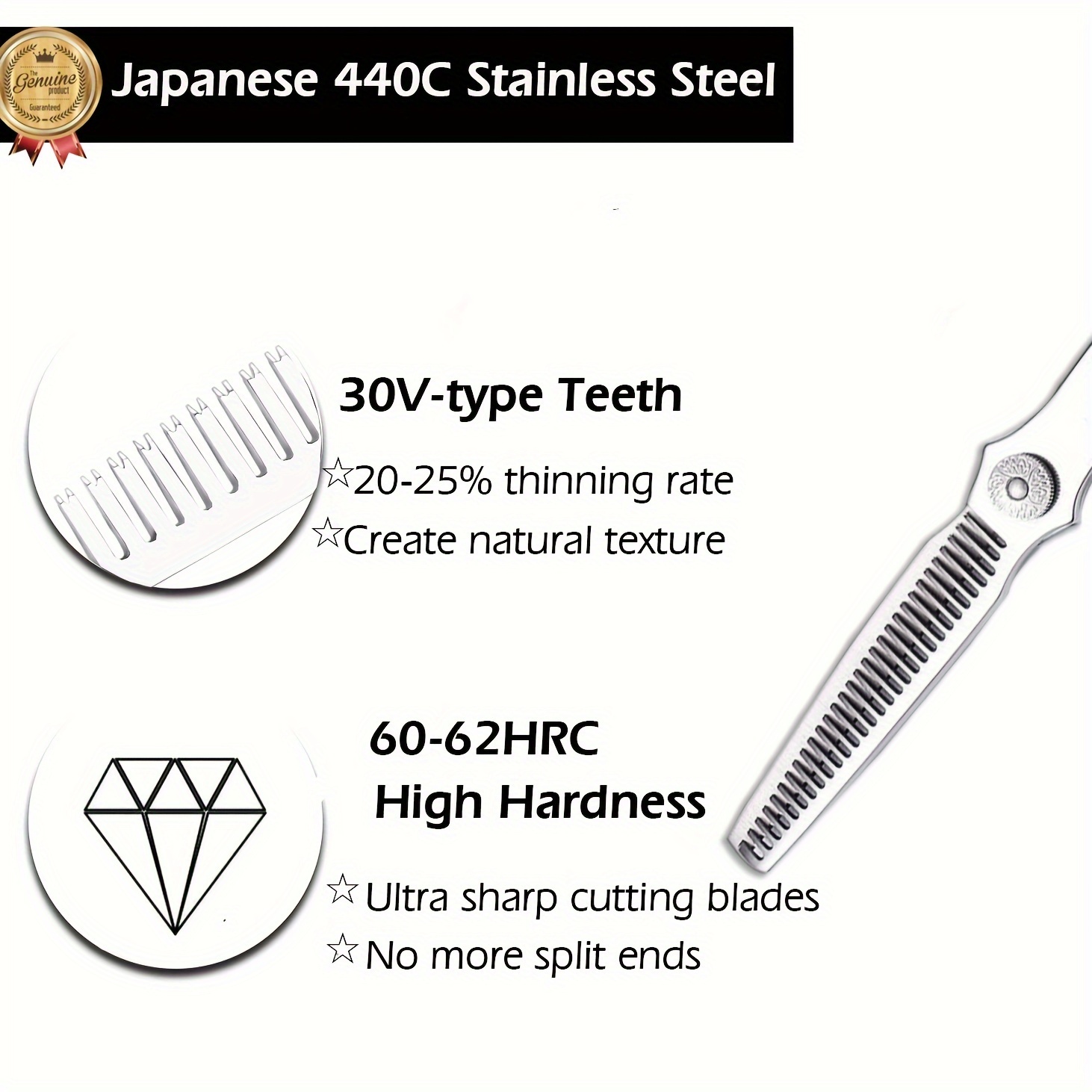 Alligator Handle Silvery Hairdressing Scissors Hair Cutting - Temu