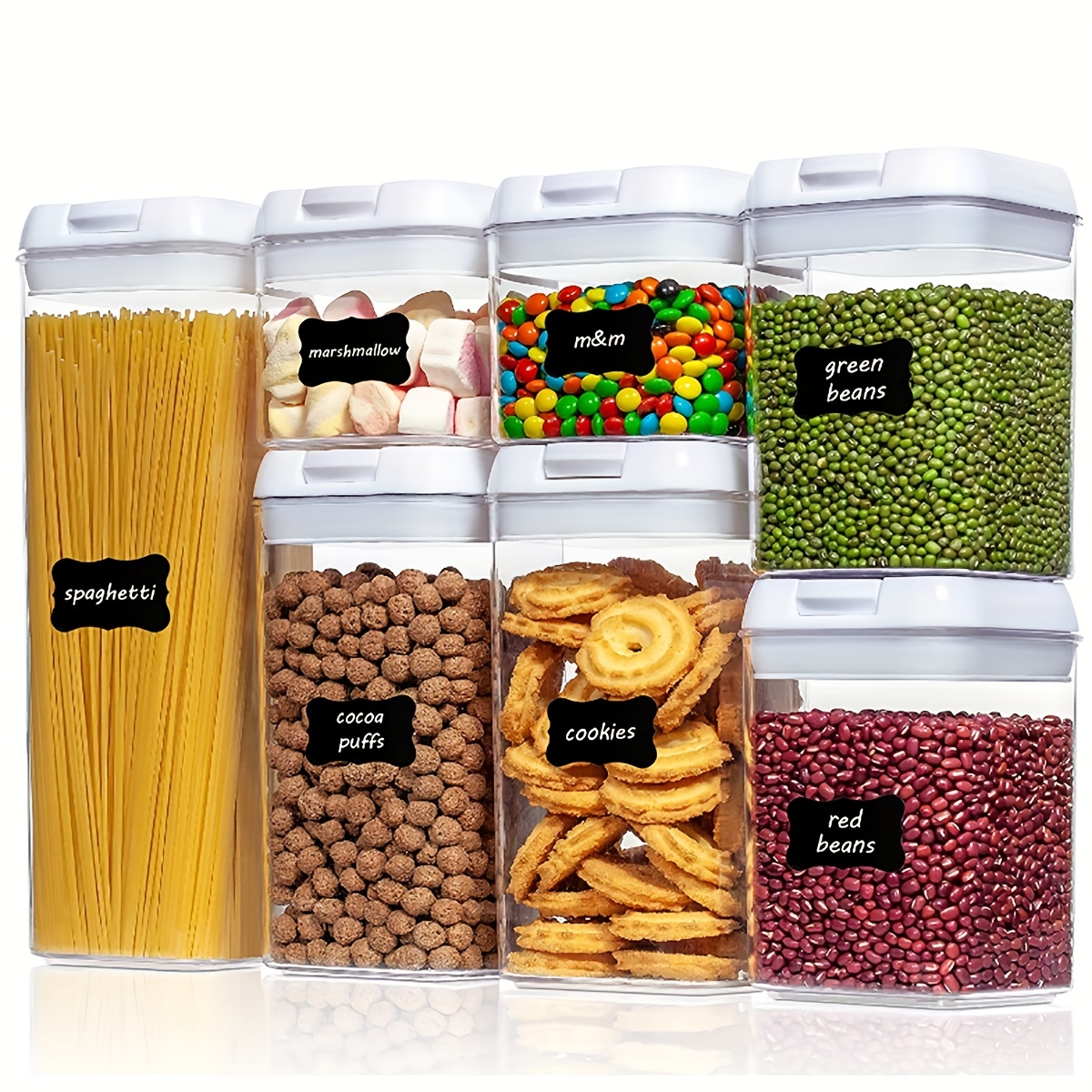 Airtight Food Storage Containers Set For Home Organization - Temu