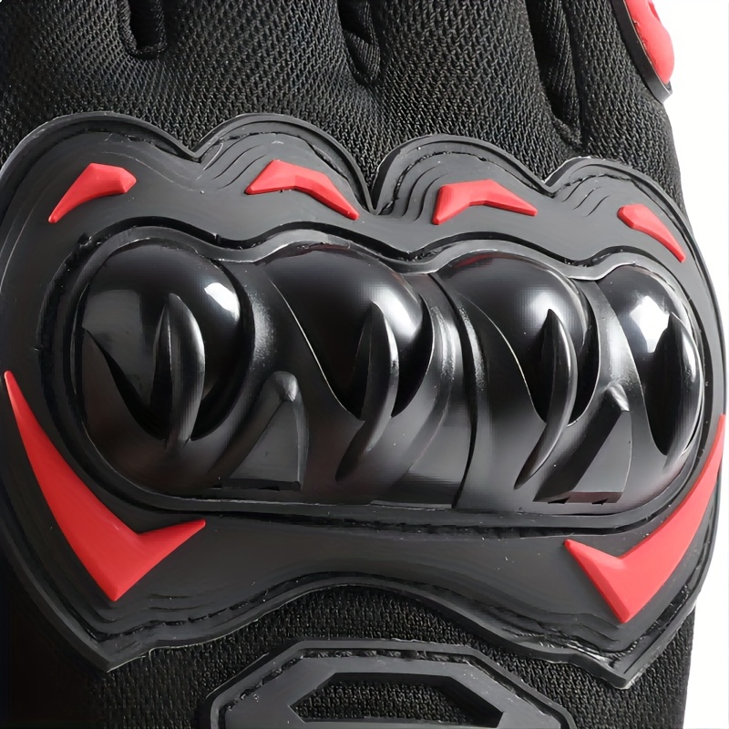 Breathable Non Slip Motorcycle Riding Gloves with Touch Screen - 1 Pair