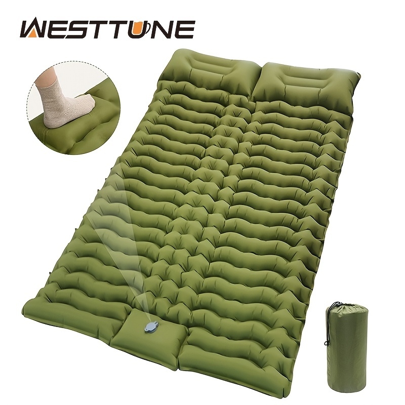 Outbound Double Soft Foam Camping Sleeping Pad/Mat, 4-In