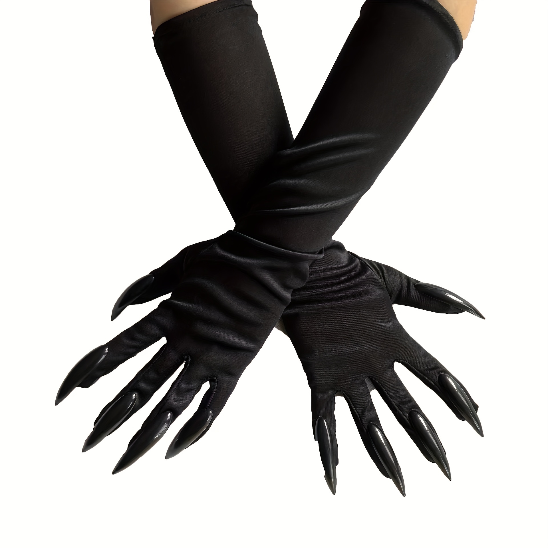 

Long Gloves With Ghost Claws Halloween Party Decorative Accessories Cosplay Dress Up