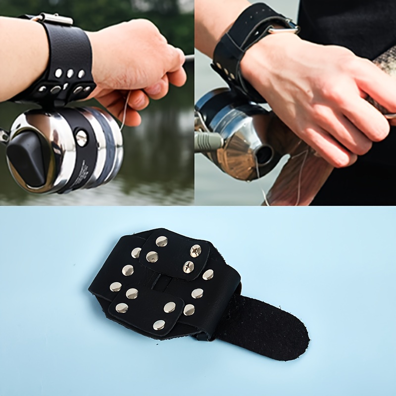 Fishing Slingshot Wristband Fishing Reel Holder Sleeve - Temu